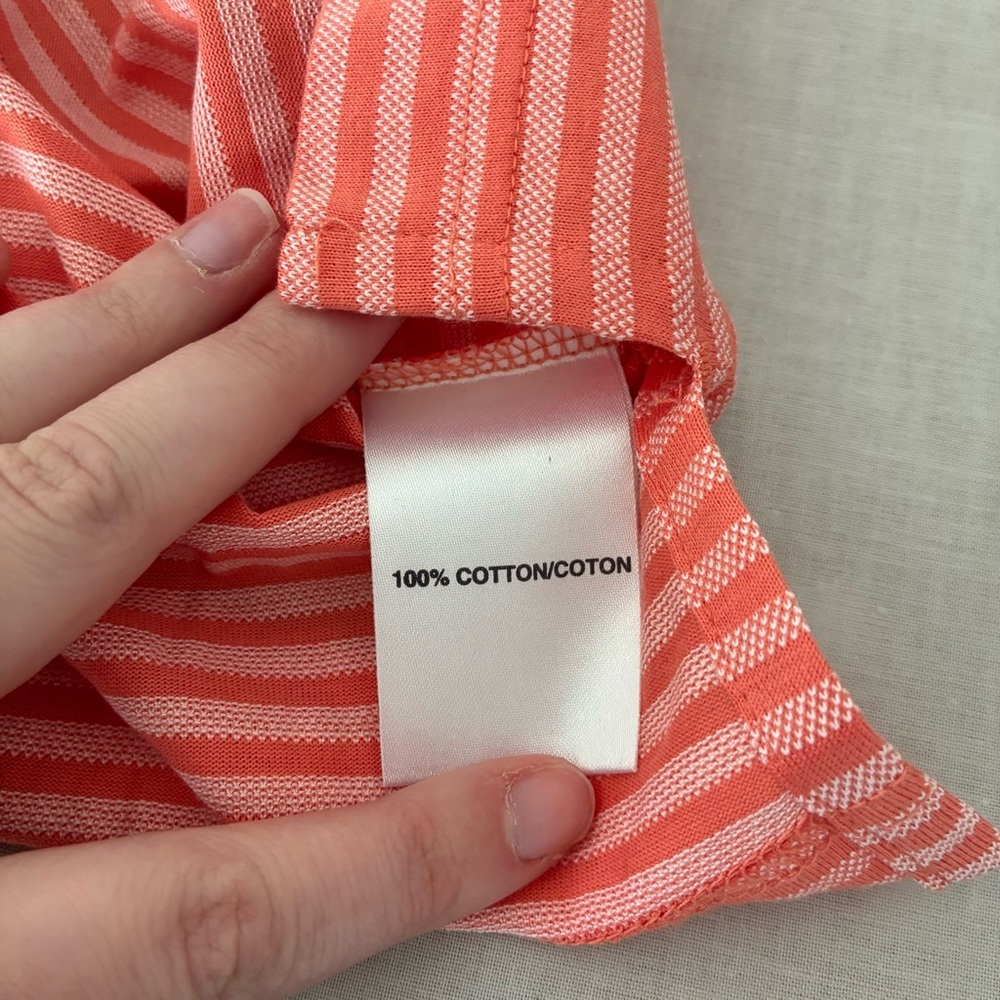 NWT Adidas Women's Striped Sleeveless Pink Golf Top - Picture 8 of 11